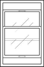 double-hung window